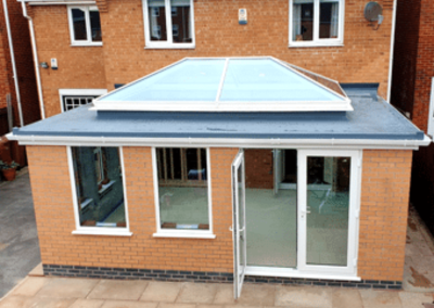 Daytime outdoor orangery exterior