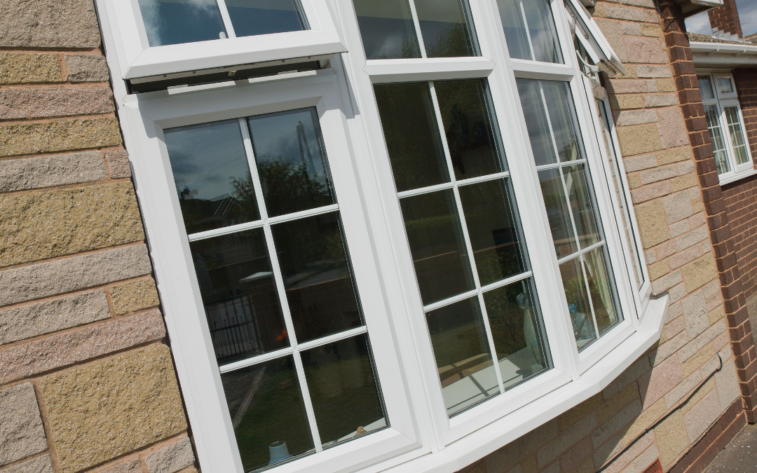 Our Quality uPVC windows fitted in a newcastle bay window