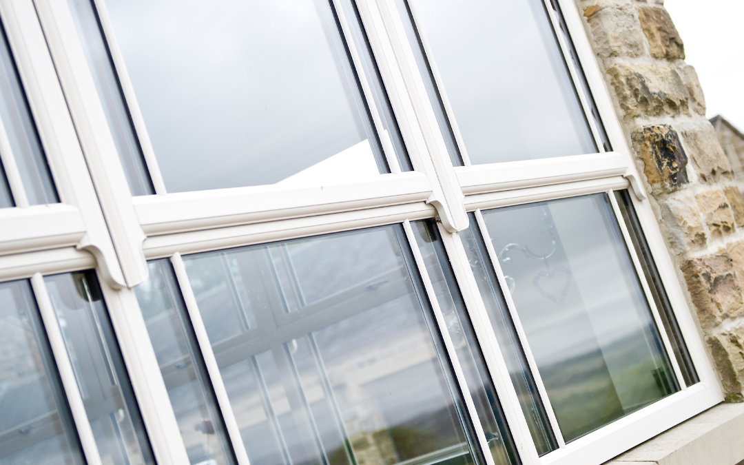 Modern glass window with a sleek design by Paramount Home Improvements. benefits of energy efficient windows